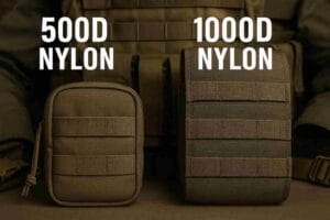 500D vs 1000D nylon,tactical gear materials,nylon durability comparison