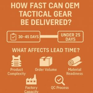 OEM Tactical Gear,Tactical Gear Delivery,Yakeda Case Study