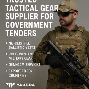 tactical gear supplier for government tenders,NIJ certified tactical vest,IRR compliant tactical gear