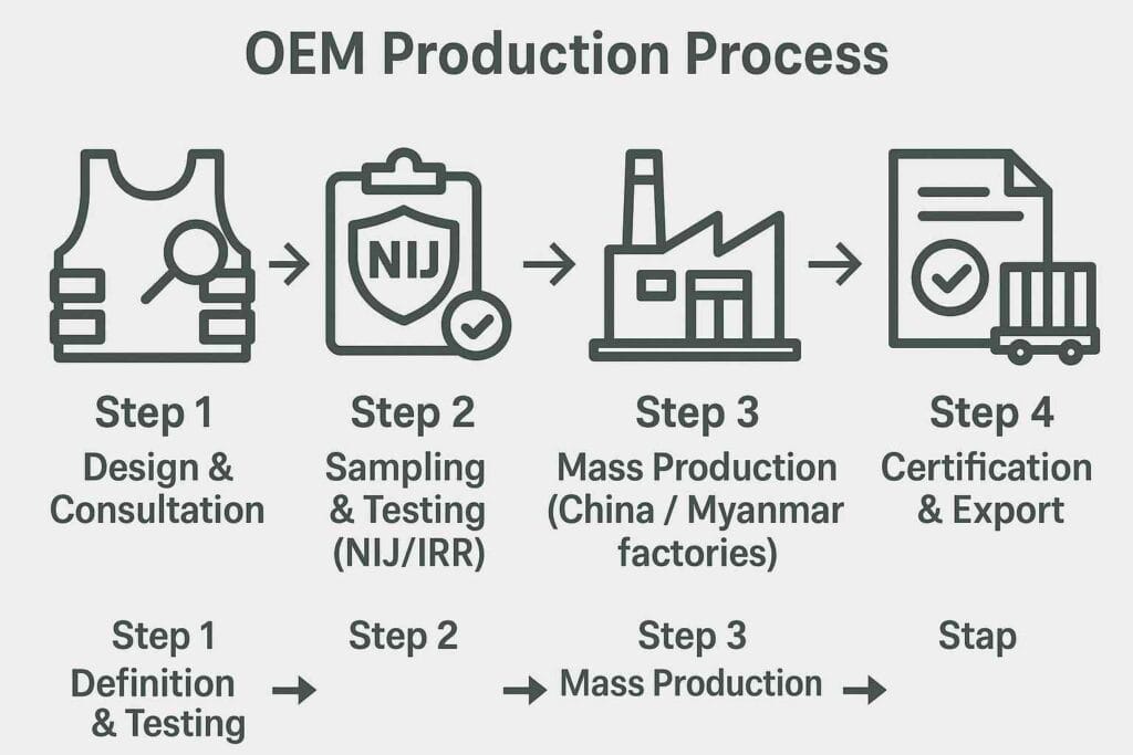 OEM Ballistic Vest Manufacturer,ballistic vest OEM,NIJ vest factory