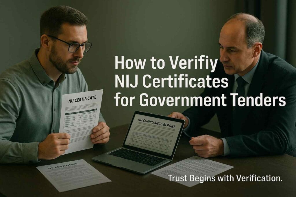 tactical gear for government tenders,NIJ compliant tactical vests,OEM tactical vest manufacturer,NIJ Certificates for Government Tenders