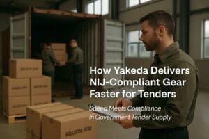 NIJ-Compliant Gear,fast delivery tactical gear,government tender supplier