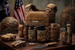 NATO standard spacing,PALS webbing,MOLLE/PALS modular system