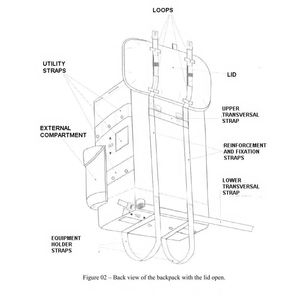 Brazilian Army Medium Capacity Backpack Project Case - Image 4