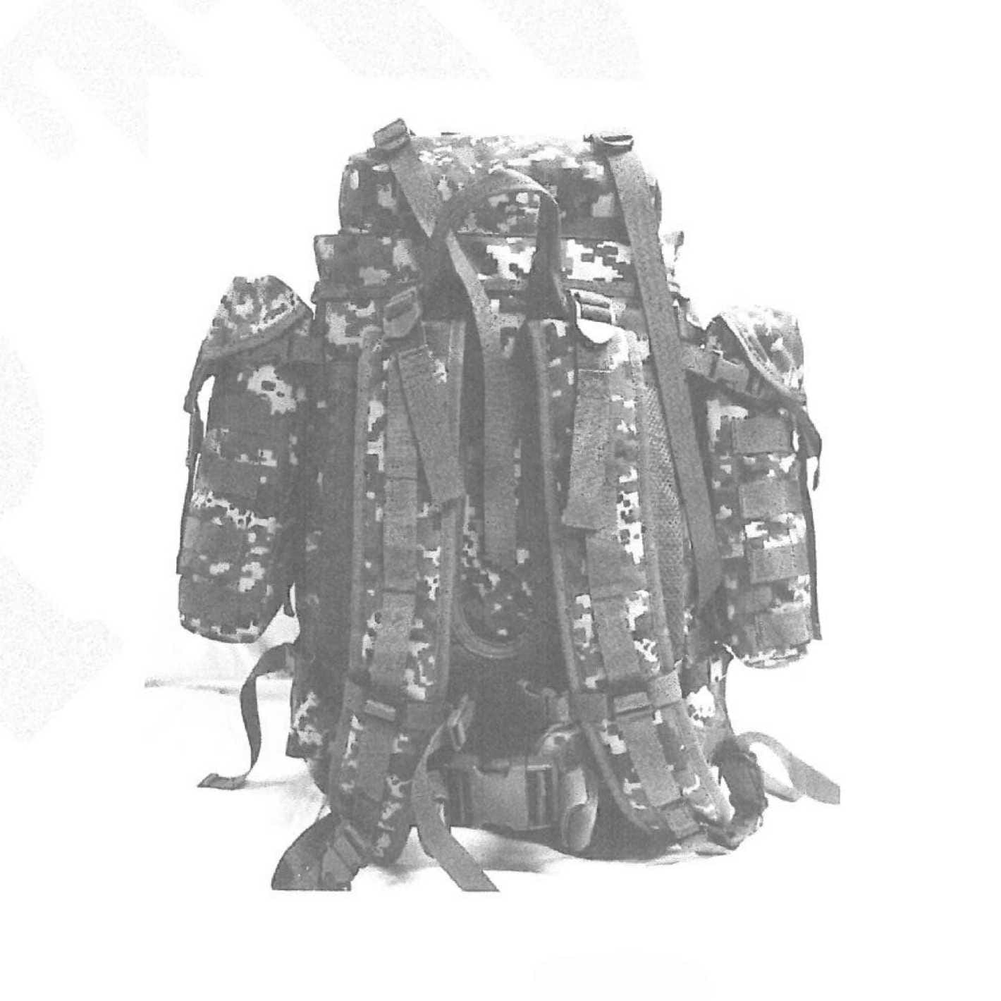 field main pack with structured carrying design for outdoor operational use