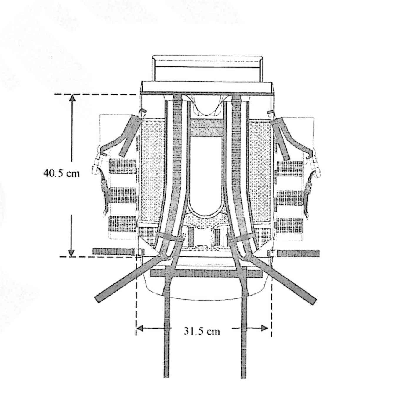 field haversack with compact carry configuration for support equipment use