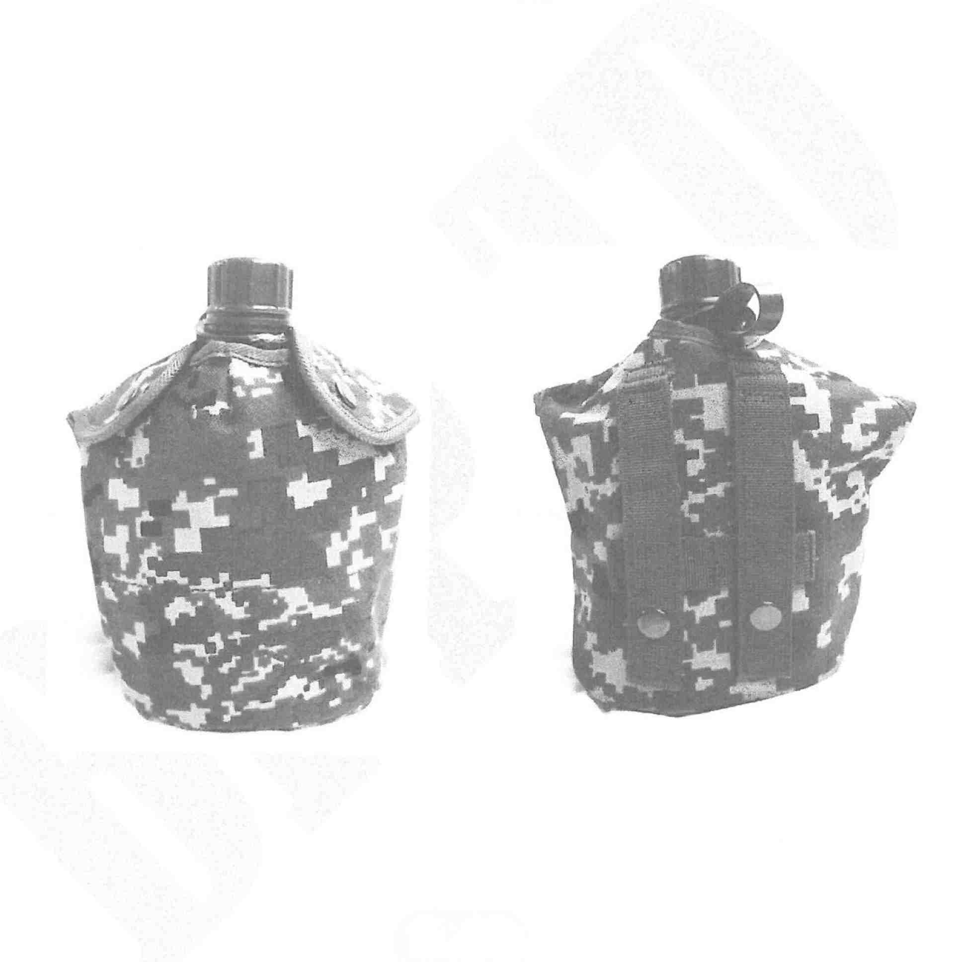 integrated load-carrying equipment set display in complete field-ready configuration