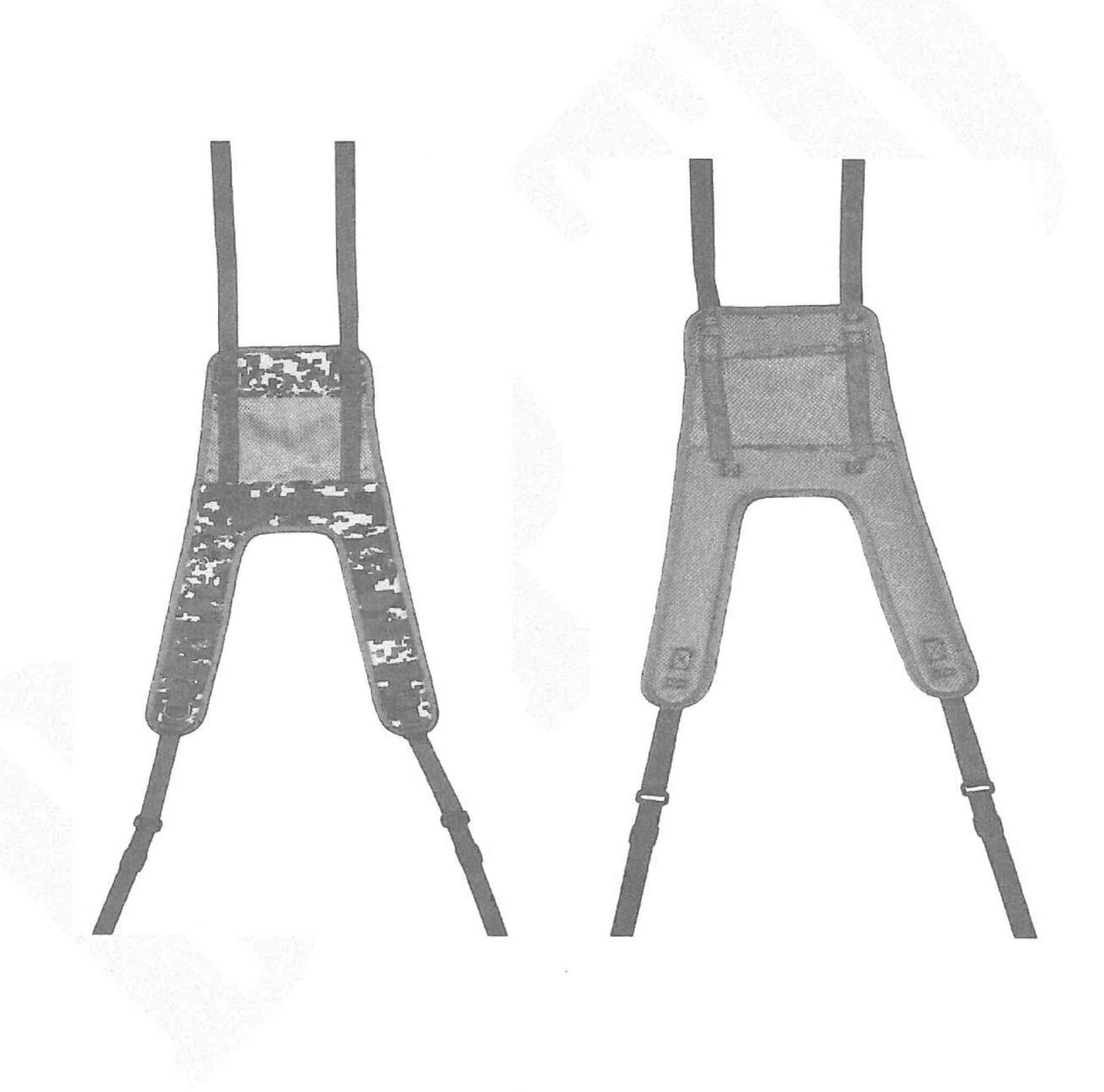 field webbing carry configuration with integrated accessory placement