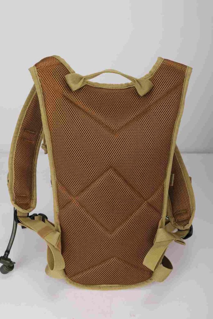 tactical hydration pack for military patrol reconnaissance and field mobility
