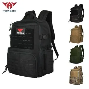 35L tactical duty backpack with laser-cut MOLLE system