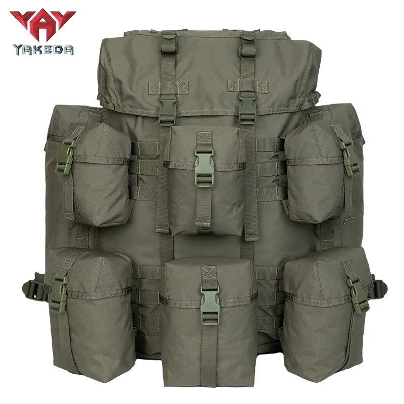 Military ALICE Pack Backpack With External Frame And Multiple Utility Pouches